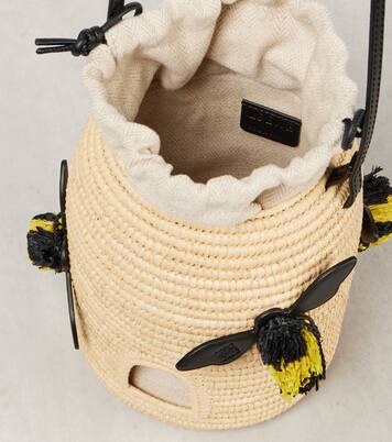 Paula's Ibiza - Borsa a tracolla Beehive in rafia | Loewe