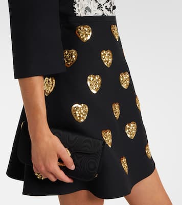 Crepe Couture embroidered minidress | Valentino