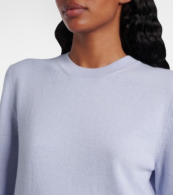 Lace-trimmed wool and cashmere sweater | McQueen