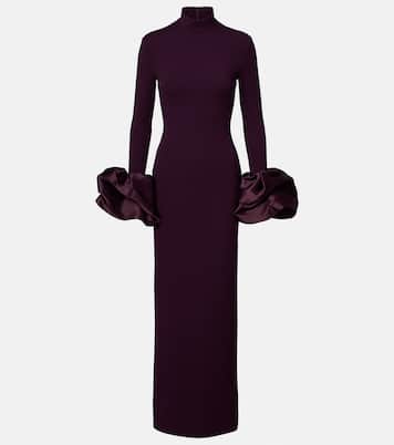 Vestido de fiesta Viviana con ribetes de satén | Solace London