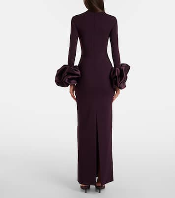 Vestido de fiesta Viviana con ribetes de satén | Solace London