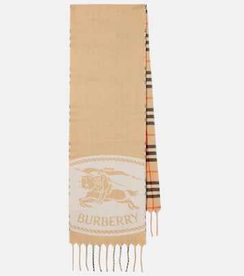 Écharpe réversible Burberry Check en cachemire | Burberry