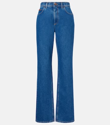 Jeans rectos de tiro alto | Tod's