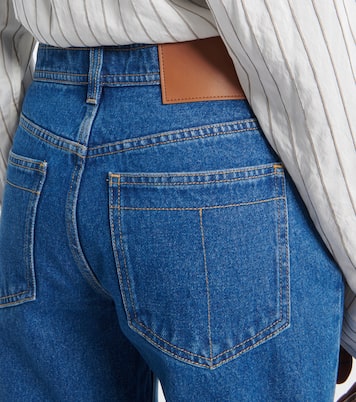 Jeans rectos de tiro alto | Tod's
