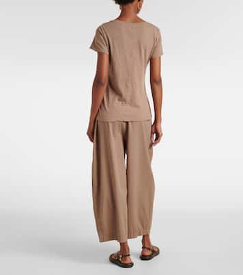 Lilith cotton slub T-shirt | Velvet