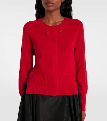 Cardigan en cachemire à ornements | Simone Rocha