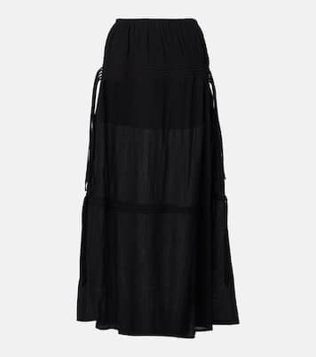 Gonna lunga in cotone | Toteme