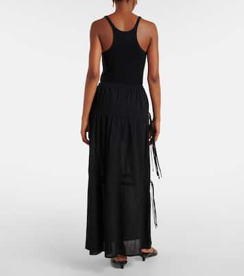 Gonna lunga in cotone | Toteme