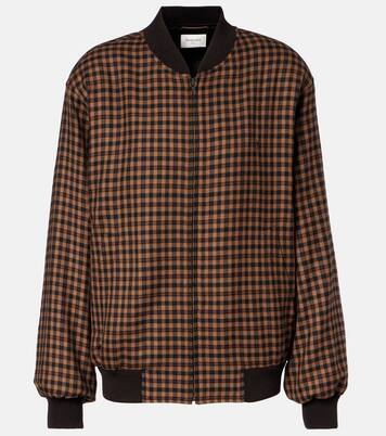 Wool teddy bomber jacket | Saint Laurent