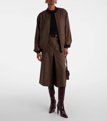Wool teddy bomber jacket | Saint Laurent