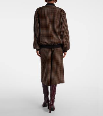 Wool teddy bomber jacket | Saint Laurent