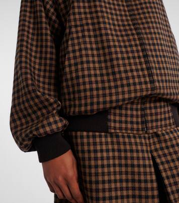 Wool teddy bomber jacket | Saint Laurent
