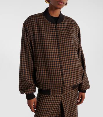 Wool teddy bomber jacket | Saint Laurent