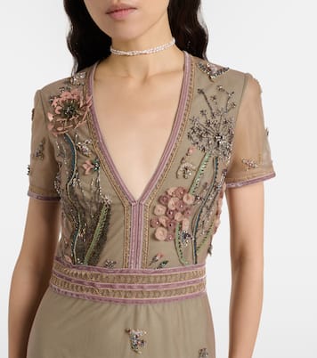 Verzierte Robe | Costarellos