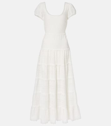 Remi broderie anglaise cotton midi dress | Rixo