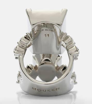 水晶缀饰戒指 | McQueen