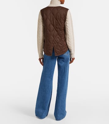 Patra quilted wool-trimmed jacket | Veronica Beard