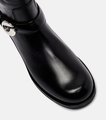 Overknee-Stiefel aus Leder | Coperni