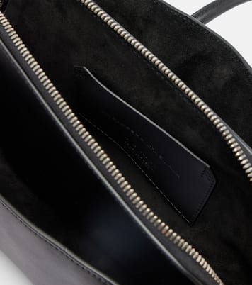 La Passeggiata Small leather tote bag | The Attico