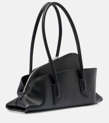 La Passeggiata Small leather tote bag | The Attico