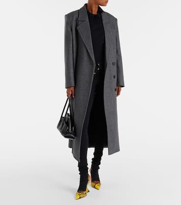 La Passeggiata Small leather tote bag | The Attico