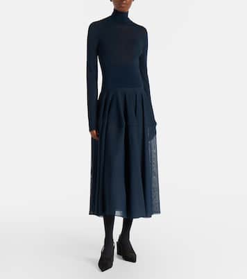 Sheer midi dress | Alaïa