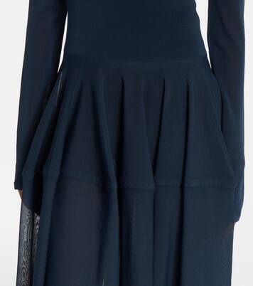 Sheer midi dress | Alaïa