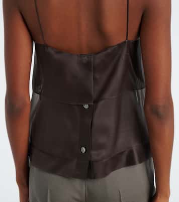 Carmen sheer silk camisole | Calvin Klein Collection