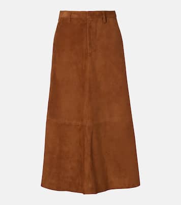 Cassia suede midi skirt | Citizens of Humanity