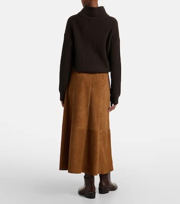 Cassia suede midi skirt | Citizens of Humanity