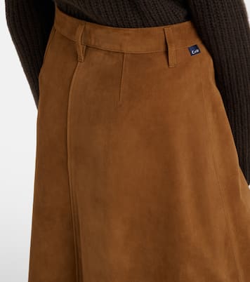 Cassia suede midi skirt | Citizens of Humanity