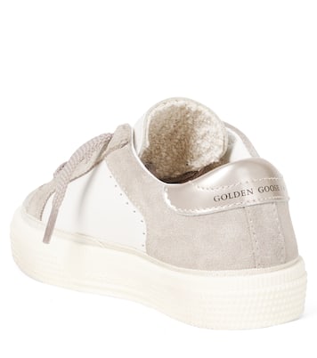 May suede-trimmed sneakers | Golden Goose Kids