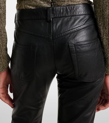 Gerade Hose Vanel aus Leder | Isabel Marant