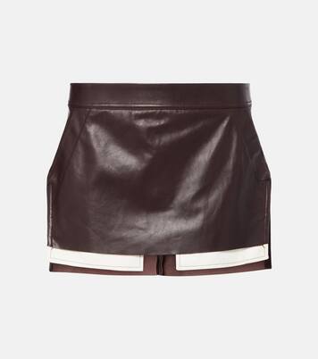 Minifalda Fog de piel | Rick Owens