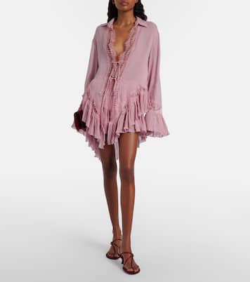 Chemise en georgette à dentelle | Blumarine