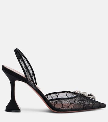 Rosie lace slingback pumps | Amina Muaddi