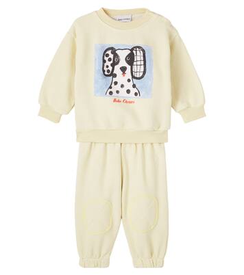 Baby Van Dog cotton sweatshirt and sweatpants set | Bobo Choses