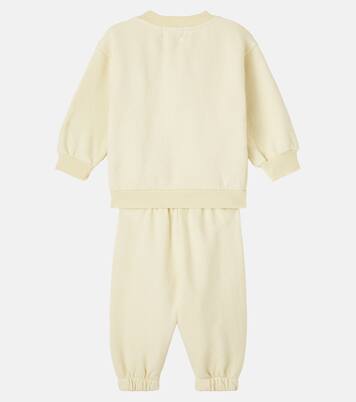 Baby Van Dog cotton sweatshirt and sweatpants set | Bobo Choses