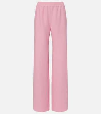 Silk wide-leg pants | Valentino
