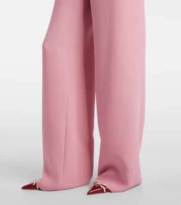 Silk wide-leg pants | Valentino