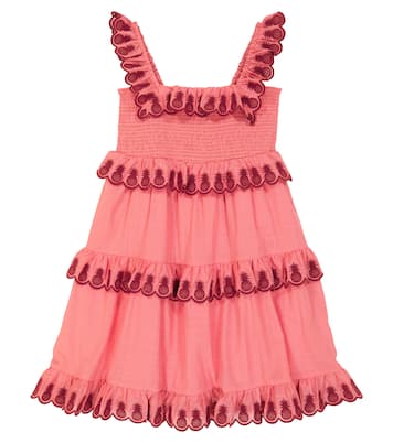 Besticktes Kleid Tropicana aus Baumwolle | Zimmermann Kids