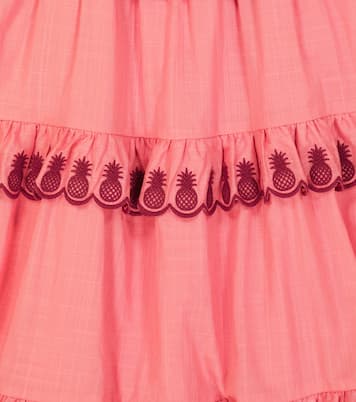 Besticktes Kleid Tropicana aus Baumwolle | Zimmermann Kids