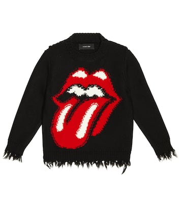 Jacquard virgin wool sweater | Alanui Kids