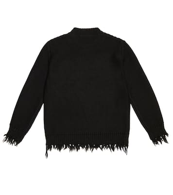 Jacquard virgin wool sweater | Alanui Kids