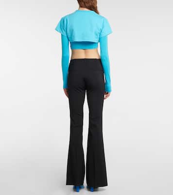 Le Double cropped T-shirt | Jacquemus