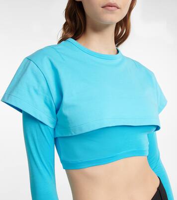 Le Double cropped T-shirt | Jacquemus