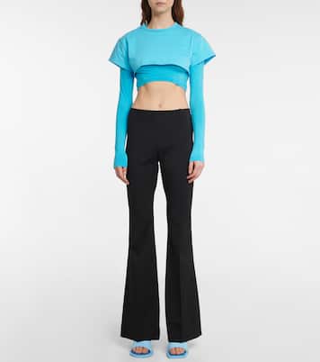 Le Double cropped T-shirt | Jacquemus