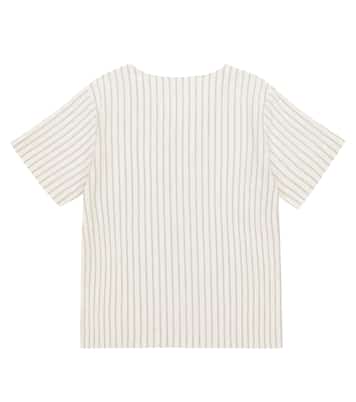 Striped cotton and linen shirt | The New Society