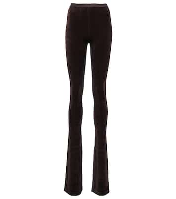 Pantalon à taille haute en velours | Rick Owens