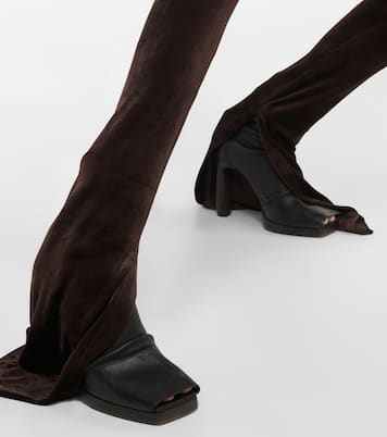Pantalon à taille haute en velours | Rick Owens